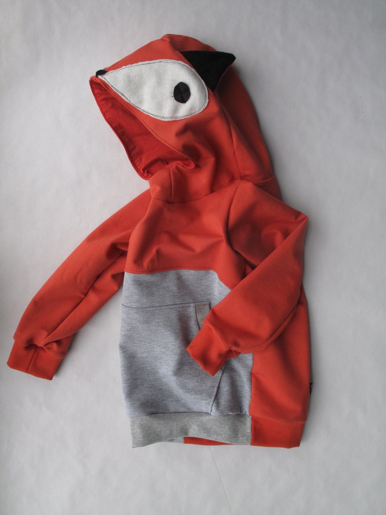 Fox hoodie. Fox sweatshirt. Fox costume. Fox sweater. Fox costume. Halloween costume. Carnival costume image 3