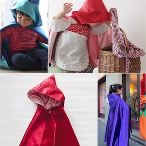 Wizard Capes Pattern Cape Sewing Pattern: Dragon, Bat & Sorcerer Capes (PDF). Print at Home ...