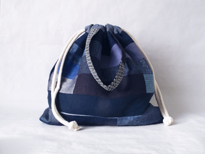 Project bag for knitting number 1. Size M/L. Yarn organizer. Ready to ship. Ships from Italy imagen 1