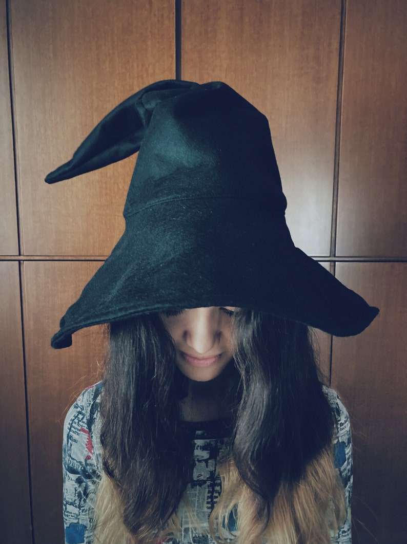 Witch hat. Wizard hat. Halloween hat. Magician hat. Wizarding hat. Kids' sizes. Adult sizes. image 5