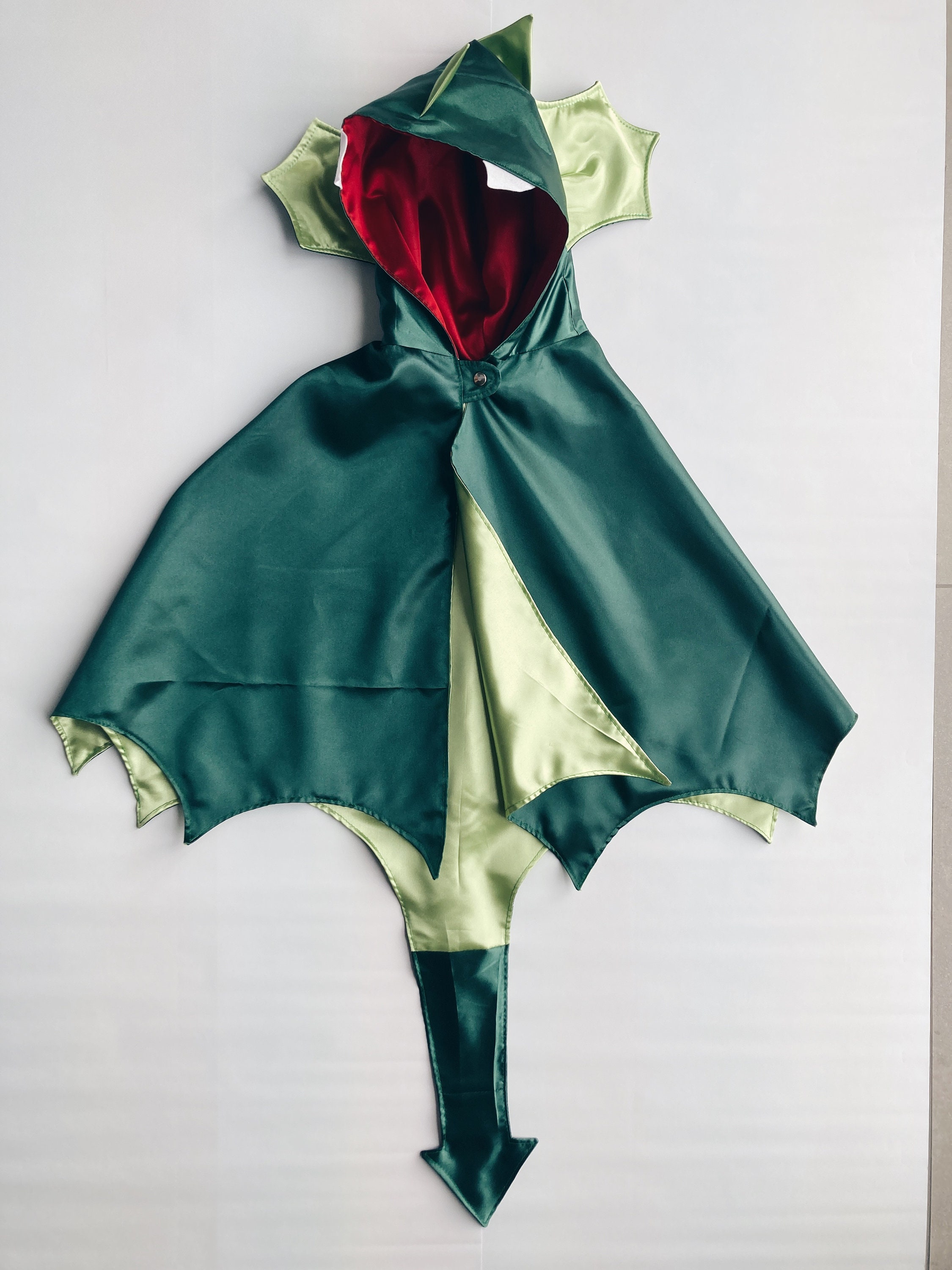 Dragon Cape Sewing Pattern. Dragon Costume for Kids. Sizes From 2 to 10 ...