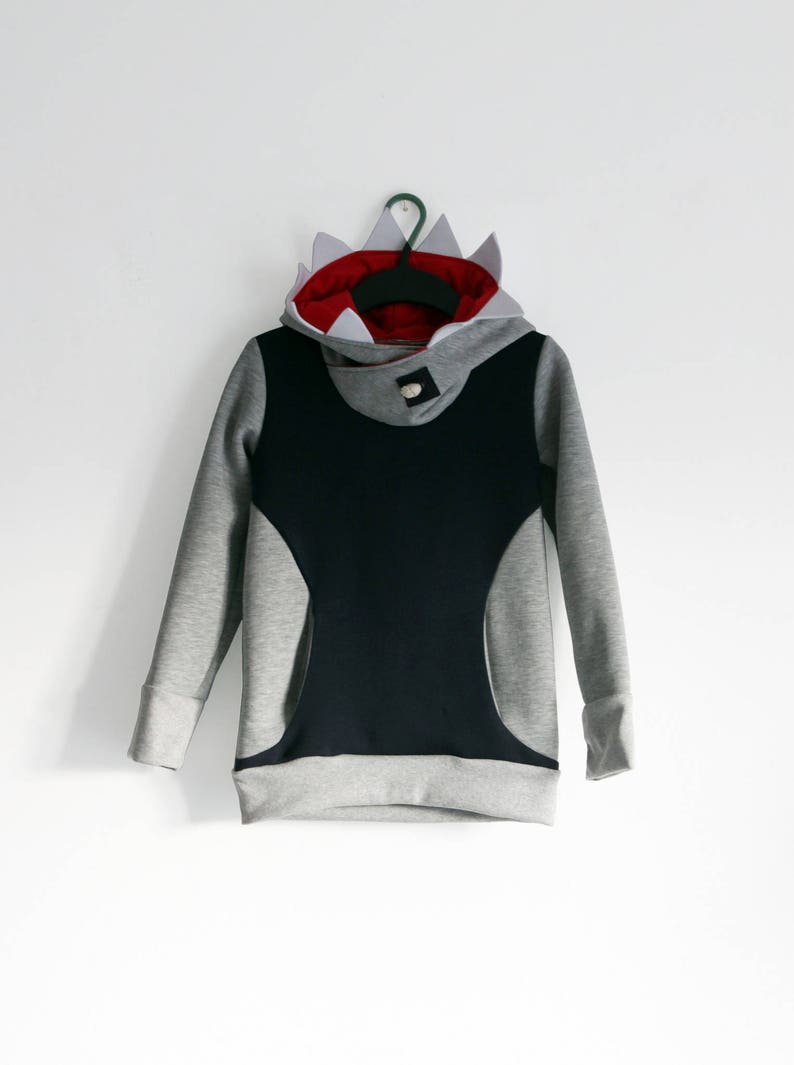 Shark Hoodie. Tweens Size Shark Hoodie. Shark Costume. Etsy