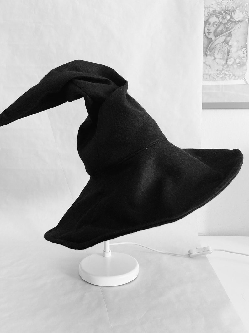 Witch hat. Wizard hat. Halloween hat. Magician hat. Wizarding hat. Kids' sizes. Adult sizes. image 6
