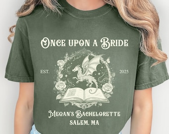 Middeleeuwse vrijgezellenshirts, custom Renaissance Fair Fantasy Bach Party-T-shirt, leesgrage cadeau