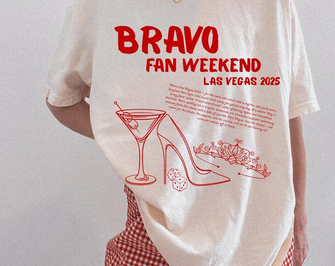 Bravo Fan Weekend Las Vegas Tee: Comfort Colors Reality TV Shirt