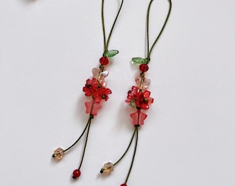 Pendentif fleur fait main pour téléphone