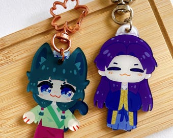 Apothecary Diaries Acrylic Keychain | Kusuriya no Hitorigoto | Maomao - Jinshi | Full Bleed Charm