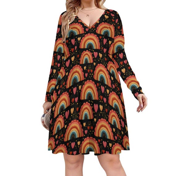 plus size long sleeve babydoll dress Versear Babydoll Sweatshirt Dress Plus Size Long Sleeves Pleated Ruffle  Dress Army Green at Amazon Women's Clothing store