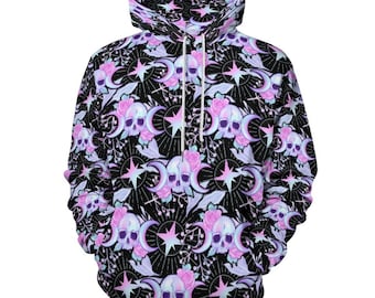 Men's Gothic Punk Hoodie,Mens Medieval Pirate Shirt Lace Up, Mens