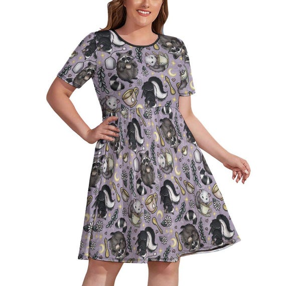 plus size urban party dresses Elaquor Plus Size Black Autumn Elegant Dinner Floral Dress,Urban Chic Minimalist Office Commute Formal Wedding Guest Graduation Vacation Beach Outfits Women
