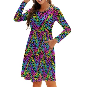 Plus Size Neon Dress - Etsy