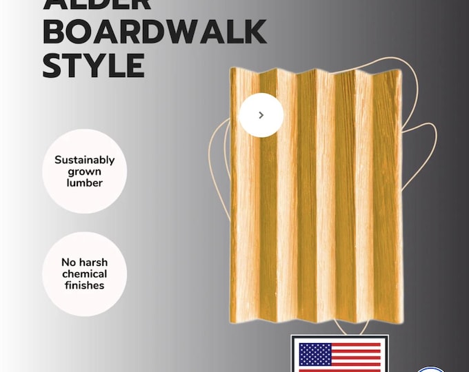 Alder Boardwalk Style Soap Dish