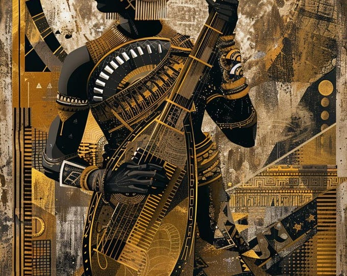 The Njih Guika Tribal Jazz Musician Series Six