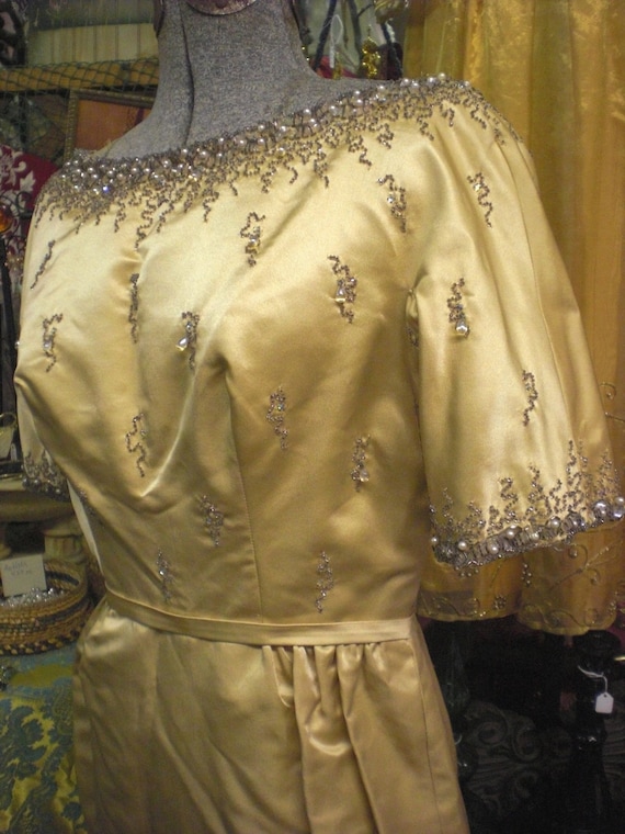 Gold Beaded Gown