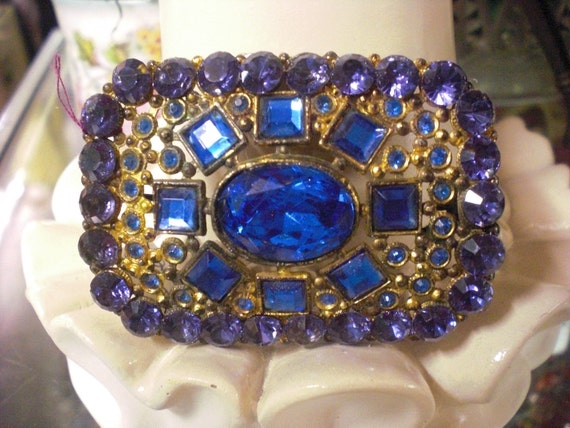 1920's Rhinestone Brooch