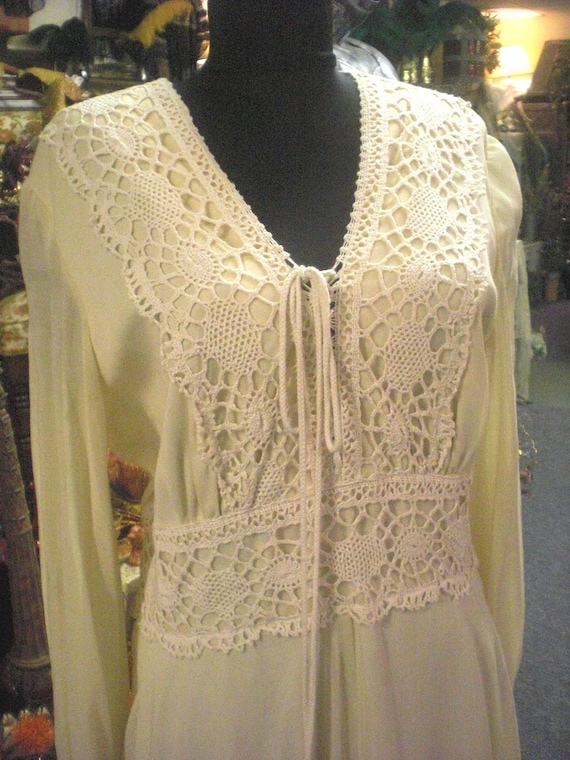 Gunne Sax Style Ivory Dress