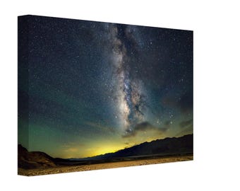 Devil's Golf Course Milky Way Canvas Print | Death Valley Wall Art | Astrophotography