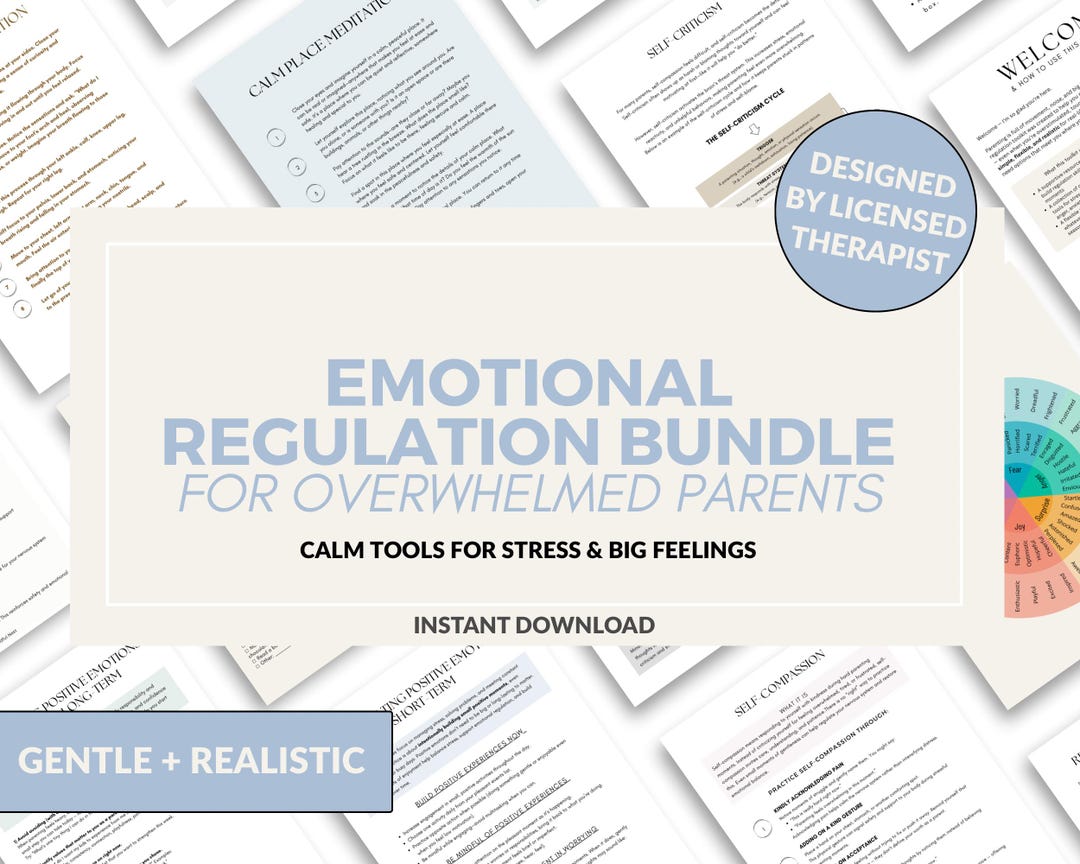 Emotional Regulation Tools for Overwhelmed Parents | Therapist-created ...