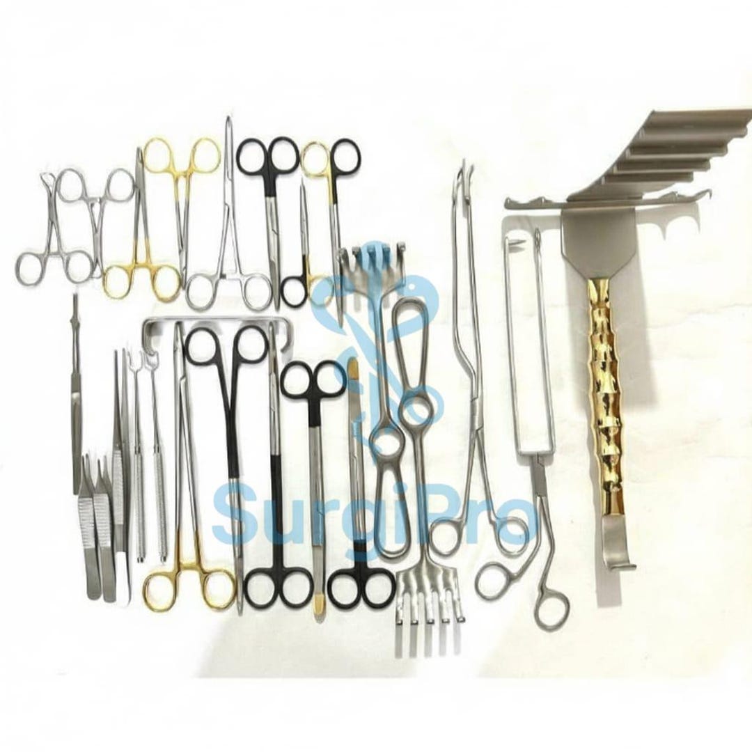 36-piece Set of Plastic Surgery Instruments for Abdominoplasty - Etsy