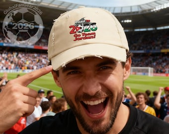 Jordan Distressed Soccer Cap: Limited Edition Road to 2026 Design