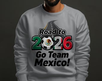 Felpa unisex da calcio Mexico Fan Gear: edizione limitata con design Road to 2026