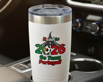 Portugal 20oz voetbalbeker: Limited Edition Road to 2026 Design