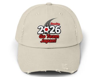 ジャパン ディストレスト サッカーキャップ：限定版 Road to 2026 デザイン