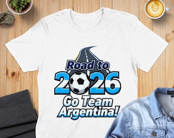 Uniseks voetbalshirt Argentinië: Limited Edition Road to 2026