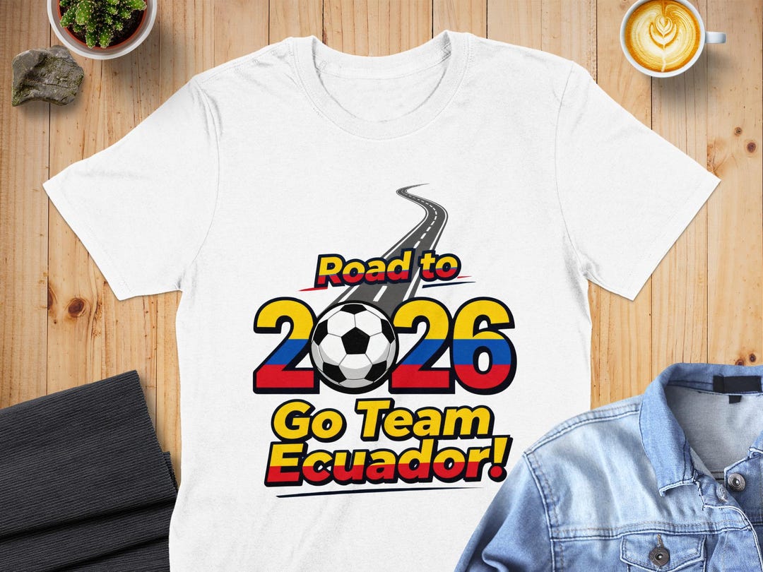 Ecuador Fan Soccer Unisex T-shirt: Limited Edition Road to 2026 Design ...