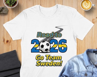 Sweden Fan Soccer Unisex T-Shirt: Limited Edition Road to 2026 Design