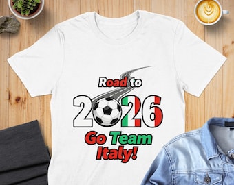 Italy Fan Soccer Unisex T-Shirt: Limited Edition Road to 2026 Design