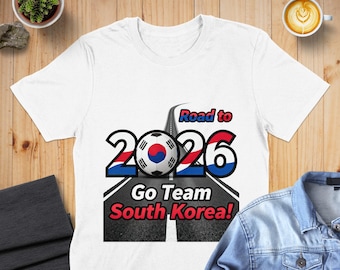 South Korea Fan Soccer Unisex T-Shirt: Limited Edition Road to 2026 Design
