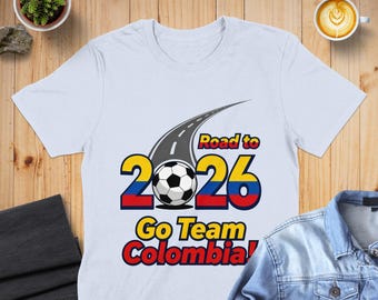 Colombia Fan Soccer Unisex T-Shirt: Limited Edition Road to 2026 Design
