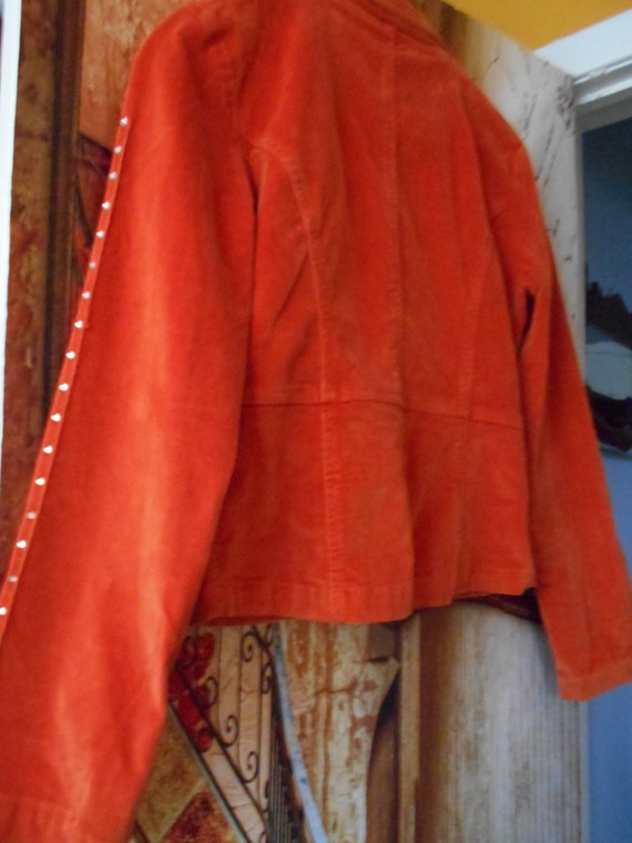 SALE Gorgeous Orange Corduroy Velvet Dolce Gabban… - image 2