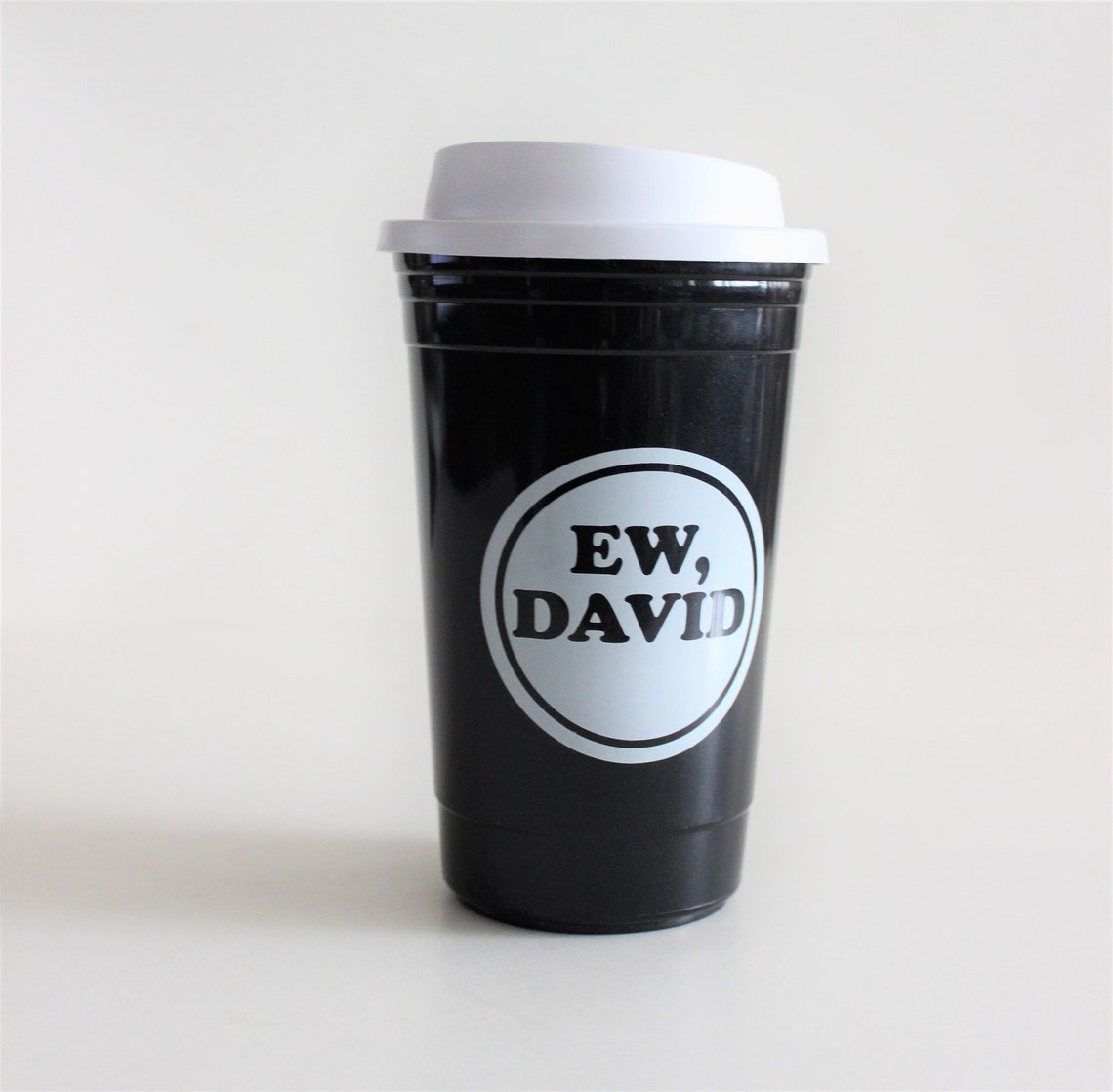 Ew David Black 15 Ounce Insulated Cup made in America
