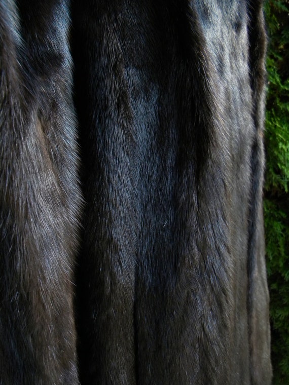 Brown / Black Mink Fur Coat / Jacket / Real Fur /… - image 4