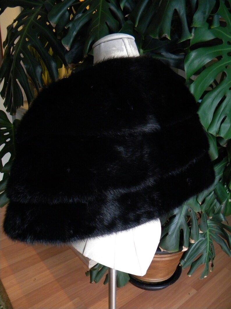 Genuine Black Ranch Mink Fur Stole cape wrap caplet wedding real fur bride bridesmaid gift