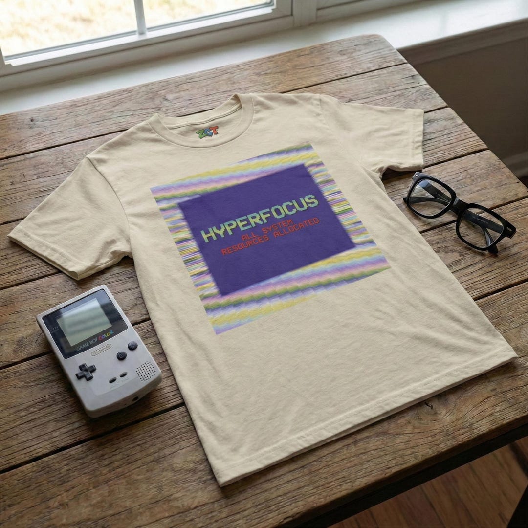 PC Gamer Graphic Tee Hyperfocus Gaming Shirt Esports Streamer ...