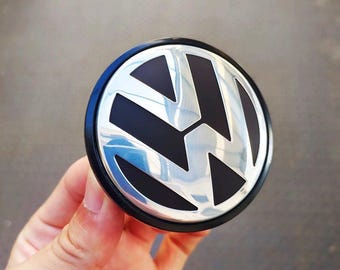 Tapas centrales de buje de rueda de 56 mm, 65 mm, 70 mm y 76 mm para VW Golf 4, 5, 6, 7, Passat B5, B6, B7, Polo GTI T / 4 piezas / buje central de rueda