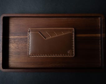 Portfel skórzany | Portfel męski The Talon | Etui na karty | Horween Natural