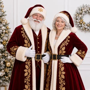 Couple Santa Costume