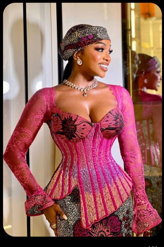 Ankara Corset Dress