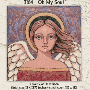 TERESA KOGuT Oh My Soul XS3164 counted cross stitch patterns at thecottageneedle.com angels