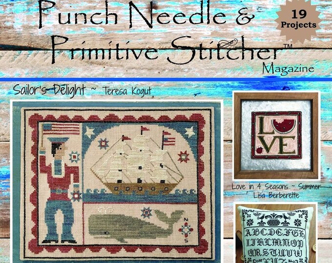 Shipping in July New Punch Needle & Primitive Stitcher Summer 2023