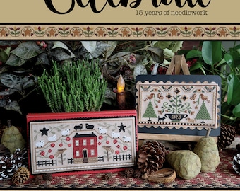 TERESA KOGUT Celebrate 15 Years of Needlework 15 Designs counted cross stitch patterns at thecottageneedle.com