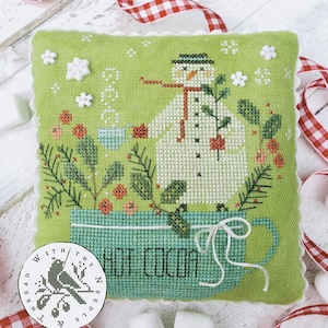 WITH THY NEEDLE Mr. Marshmallow counted cross stitch patterns at cottageneedle.com