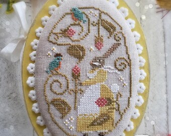 WITH THY NEEDLE Spring Serenade counted cross stitch patterns at thecottageneedle.com