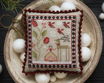 PLUM STREET SAMPLERS Winter Blessings counted cross stitch patterns at thecottageneedle.com