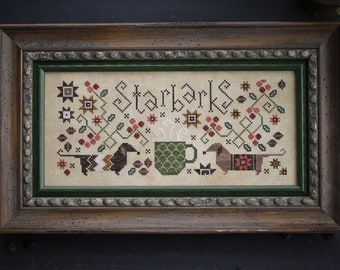 PLUM STREET SAMPLERS Starbarks counted cross stitch patterns at thecottageneedle.com