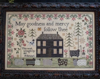 PLUM STREET SaMPLERS Shepherd&#39;s Song counted cross stitch patterns at cottageneedle.com